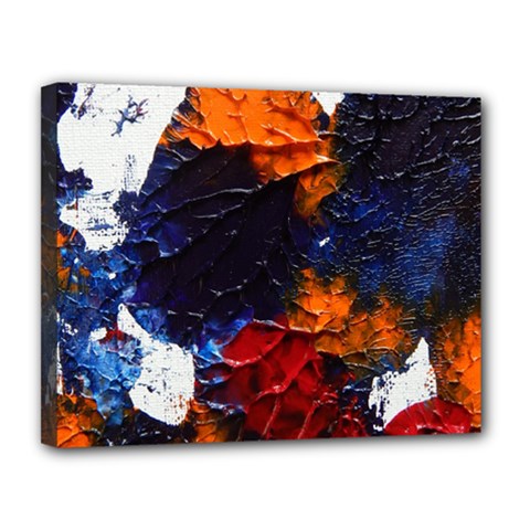 Falling Leaves Canvas 14  X 11  (stretched) by WILLBIRDWELL