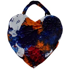 Falling Leaves Giant Heart Shaped Tote by WILLBIRDWELL