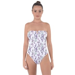 As Purple Is To Lavender Tie Back One Piece Swimsuit by WensdaiAmbrose