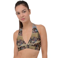 Heronimus Bosch The Haywagon Halter Plunge Bikini Top by impacteesstreetwearthree