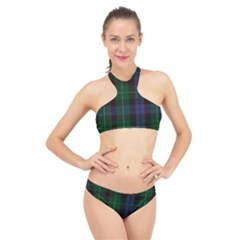 Abercrombie Tartan High Neck Bikini Set