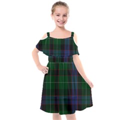 Abercrombie Tartan Kids  Cut Out Shoulders Chiffon Dress by impacteesstreetwearfour