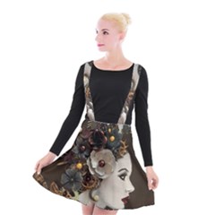 Mechanical Beauty  Suspender Skater Skirt
