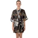 Mechanical Beauty  Quarter Sleeve Kimono Robe View1