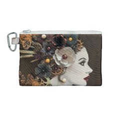 Mechanical Beauty  Canvas Cosmetic Bag (medium)