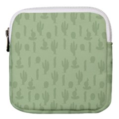 Cactus Pattern Mini Square Pouch by Valentinaart