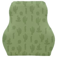 Cactus Pattern Car Seat Velour Cushion  by Valentinaart