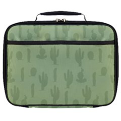 Cactus Pattern Full Print Lunch Bag by Valentinaart