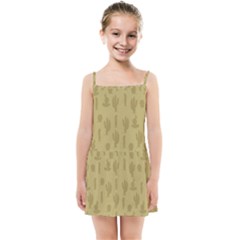 Cactus Pattern Kids  Summer Sun Dress by Valentinaart