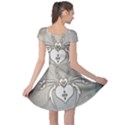 Wonderful Decorative Spider With Hearts Cap Sleeve Dress View2