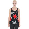 Questioning Anything - Star Design Piece Up Tank Top View1