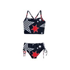 Questioning Anything - Star Design Girls  Tankini Swimsuit by WensdaiAmbrose