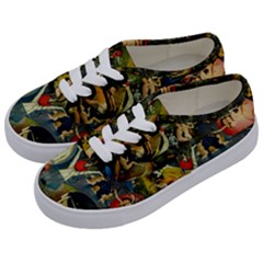 Hieronymus Bosch The Garden Of Earthly Delights (closeup) 2 Kids  Classic Low Top Sneakers by impacteesstreetwearthree