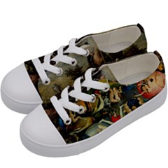 Heronimus Bosch Ship Of Fools Hieronymus Bosch The Garden Of Earthly Delights (closeup) 2 Kids  Low Top Canvas Sneakers by impacteesstreetwearthree