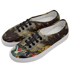 Heronimus Bosch Ship Of Fools Hieronymus Bosch The Garden Of Earthly Delights (closeup) 2 Women s Classic Low Top Sneakers