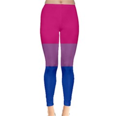 Bisexual Pride Flag Bi Lgbtq Flag Leggings  by lgbtnation