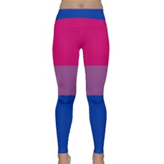 Bisexual Pride Flag Bi Lgbtq Flag Classic Yoga Leggings by lgbtnation