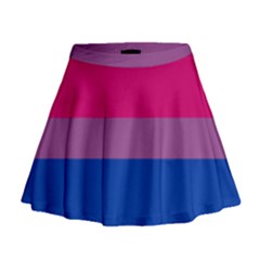 Bisexual Pride Flag Bi Lgbtq Flag Mini Flare Skirt by lgbtnation