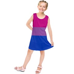 Bisexual Pride Flag Bi Lgbtq Flag Kids  Tunic Dress by lgbtnation