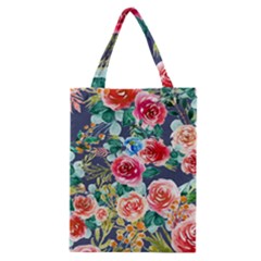 Watercolour Floral  Classic Tote Bag by charliecreates