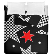 Questioning Anything - Star Design Duvet Cover Double Side (queen Size)