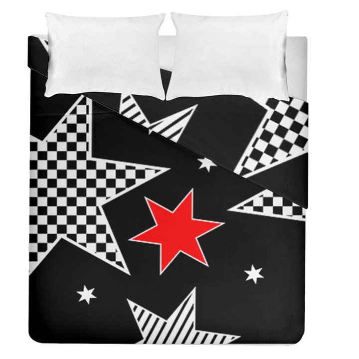 Questioning Anything - Star Design Duvet Cover Double Side (Queen Size)