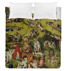 Hieronymus Bosch The Garden Of Earthly Delights (closeup) 3 Duvet Cover Double Side (queen Size)