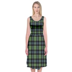 Abercrombie Tartan Midi Sleeveless Dress