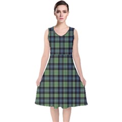 Abercrombie Tartan V-neck Midi Sleeveless Dress  by impacteesstreetwearfour