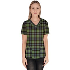 Abercrombie Tartan Women s V-neck Scrub Top by impacteesstreetwearfour