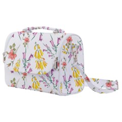 Wild Flower Satchel Shoulder Bag by charliecreates