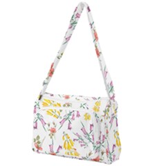 Wild Flower Front Pocket Crossbody Bag