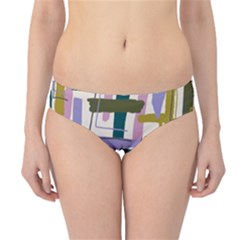 Modernist Pink Hipster Bikini Bottoms