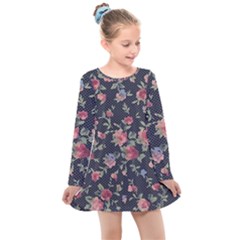 Planted A Rose Kids  Long Sleeve Dress by WensdaiAmbrose