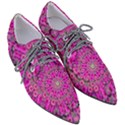 From The Sky Came Flowers In Calm Bohemian Peace Pointed Oxford Shoes View3