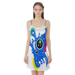 Stars Wassily Kandinsky Satin Night Slip by impacteesstreetwearthree