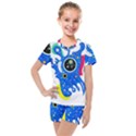 Stars Wassily Kandinsky Kids  Mesh Tee and Shorts Set View1