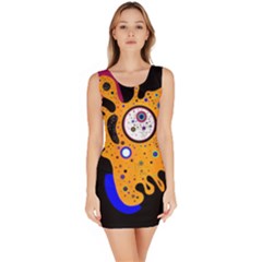 Stars Wassily Kandinsky (neg) Bodycon Dress