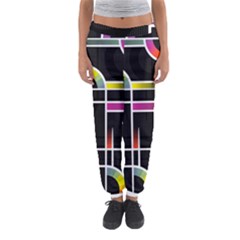 Background Abstract Semi Circles Women s Jogger Sweatpants by Pakrebo