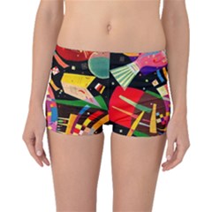 Kandinsky Composition X Boyleg Bikini Bottoms by impacteesstreetwearthree