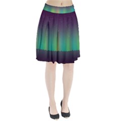 Background Colors Abstract Green Pleated Skirt