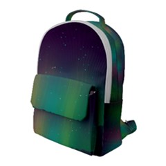 Background Colors Abstract Green Flap Pocket Backpack (large) by Pakrebo