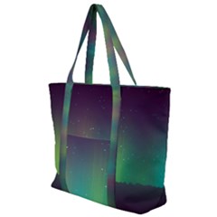 Background Colors Abstract Green Zip Up Canvas Bag by Pakrebo