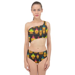 Pattern Non Seamless Objects Pots Spliced Up Two Piece Swimsuit by Pakrebo