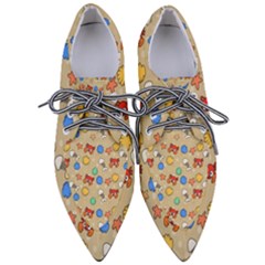 Crabs Pattern Pointed Oxford Shoes by Valentinaart