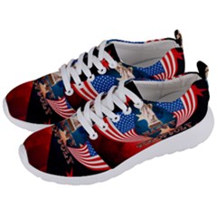 Happy 4th Of July Men s Lightweight Sports Shoes by FantasyWorld7