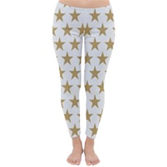 Gold Star Classic Winter Leggings by WensdaiAmbrose