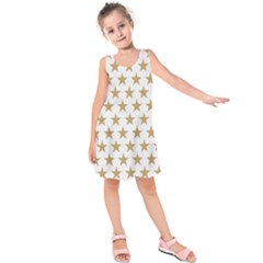 Gold Star Kids  Sleeveless Dress by WensdaiAmbrose