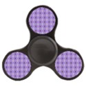 Argyle Large Purple Pattern Finger Spinner View1