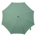 Argyle Light Green Pattern Hook Handle Umbrellas (Small) View1